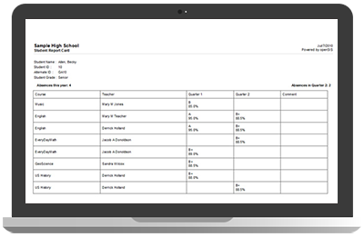 Report Cards